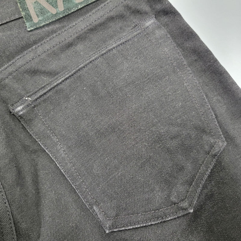 【中古品】【メンズ】 RRL ダブルアールエル 782504838004 SLIM FIT JAPAN WOVEN JEANS スリム フィット ジャパン ウーヴン ジーンズ パンツ ボトムス ズボン 156-261006-cs-10-izu サイズ：29×30 カラー：ブラック 万代Net店