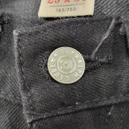 【中古品】【メンズ】 RRL ダブルアールエル 782504838004 SLIM FIT JAPAN WOVEN JEANS スリム フィット ジャパン ウーヴン ジーンズ パンツ ボトムス ズボン 156-261006-cs-10-izu サイズ：29×30 カラー：ブラック 万代Net店
