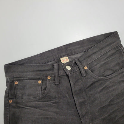 【中古品】【メンズ】 RRL ダブルアールエル 782504838004 SLIM FIT JAPAN WOVEN JEANS スリム フィット ジャパン ウーヴン ジーンズ パンツ ボトムス ズボン 156-261006-cs-10-izu サイズ：29×30 カラー：ブラック 万代Net店