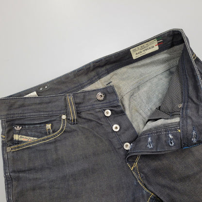 【中古品】【メンズ】 DIESEL ディーゼル×ADIDAS アディダス ADI-VIKER DENIM PANTS デニム パンツ ボトムス ズボン 152-261006-cs-09-izu サイズ：28×30 カラー：ブラック系 万代Net店