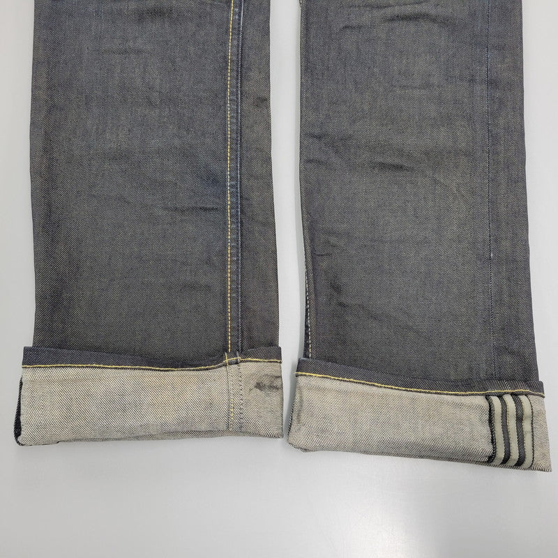 【中古品】【メンズ】 DIESEL ディーゼル×ADIDAS アディダス ADI-VIKER DENIM PANTS デニム パンツ ボトムス ズボン 152-261006-cs-09-izu サイズ：28×30 カラー：ブラック系 万代Net店