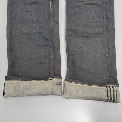 【中古品】【メンズ】 DIESEL ディーゼル×ADIDAS アディダス ADI-VIKER DENIM PANTS デニム パンツ ボトムス ズボン 152-261006-cs-09-izu サイズ：28×30 カラー：ブラック系 万代Net店