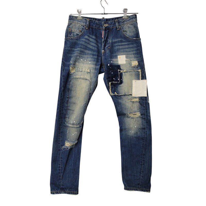 【中古品】【メンズ】 DSQUARED2 ディースクエアード S74LA0640 S30144 CLASSIC KENNY TWIST JEAN クラシック ケニー ツイスト ジーンズ パンツ ボトムス ズボン 152-261006-cs-07-izu サイズ：44 カラー：インディゴ 万代Net店