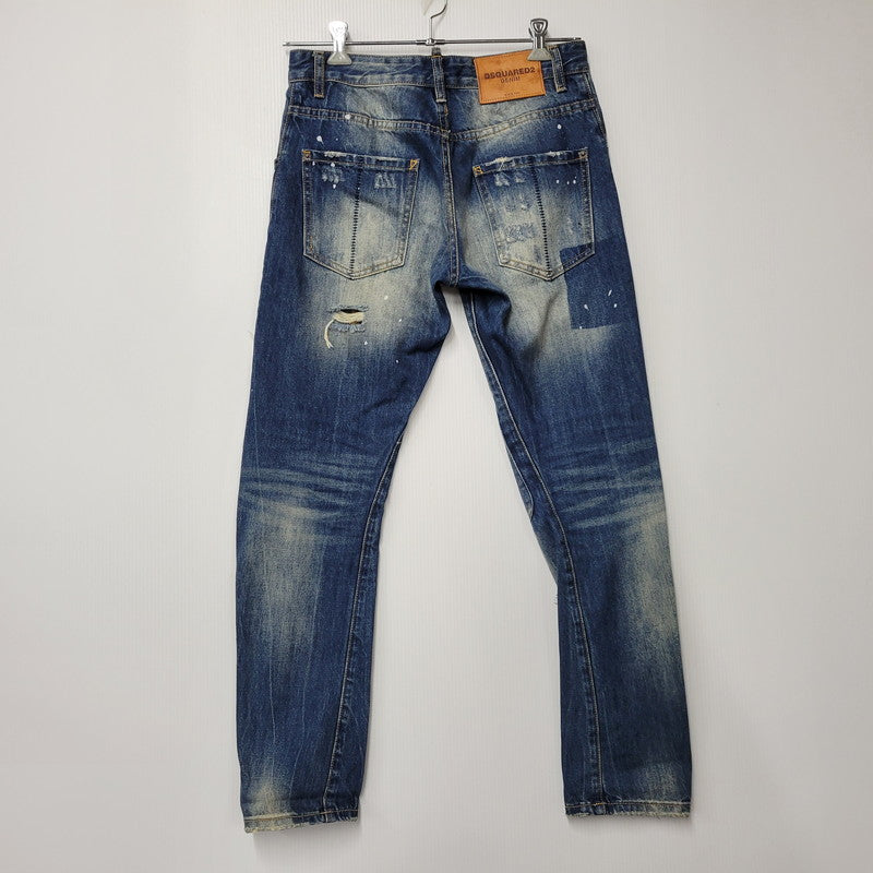 【中古品】【メンズ】 DSQUARED2 ディースクエアード S74LA0640 S30144 CLASSIC KENNY TWIST JEAN クラシック ケニー ツイスト ジーンズ パンツ ボトムス ズボン 152-261006-cs-07-izu サイズ：44 カラー：インディゴ 万代Net店