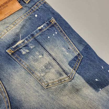 【中古品】【メンズ】 DSQUARED2 ディースクエアード S74LA0640 S30144 CLASSIC KENNY TWIST JEAN クラシック ケニー ツイスト ジーンズ パンツ ボトムス ズボン 152-261006-cs-07-izu サイズ：44 カラー：インディゴ 万代Net店