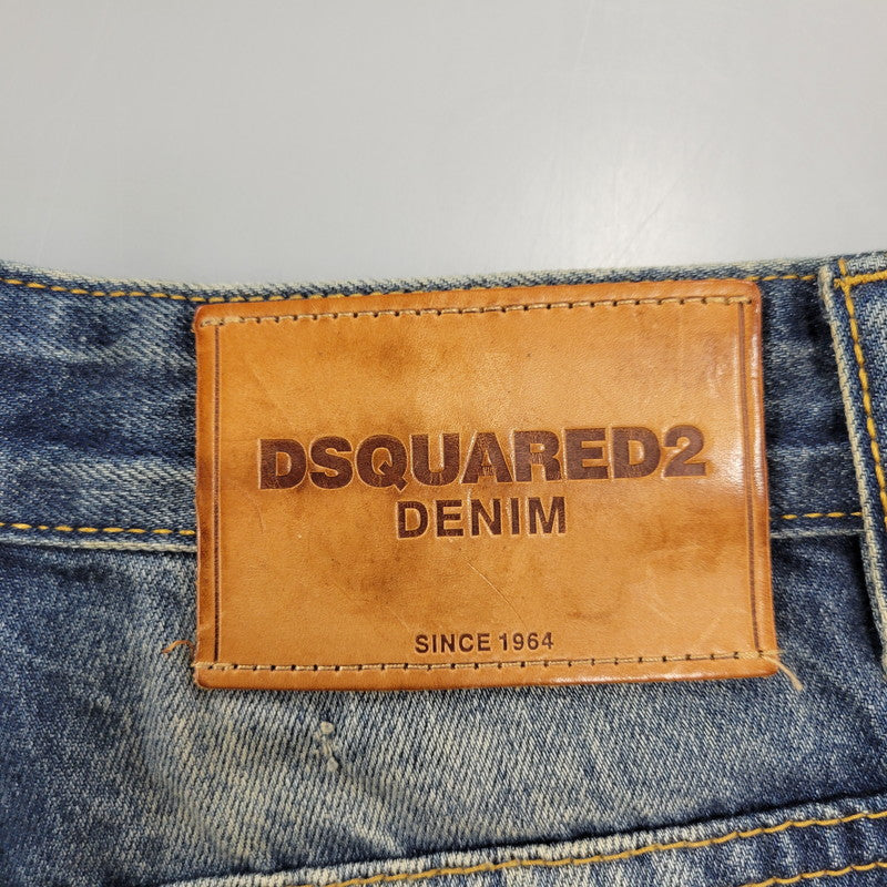 【中古品】【メンズ】 DSQUARED2 ディースクエアード S74LA0640 S30144 CLASSIC KENNY TWIST JEAN クラシック ケニー ツイスト ジーンズ パンツ ボトムス ズボン 152-261006-cs-07-izu サイズ：44 カラー：インディゴ 万代Net店