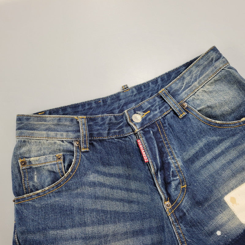 【中古品】【メンズ】 DSQUARED2 ディースクエアード S74LA0640 S30144 CLASSIC KENNY TWIST JEAN クラシック ケニー ツイスト ジーンズ パンツ ボトムス ズボン 152-261006-cs-07-izu サイズ：44 カラー：インディゴ 万代Net店