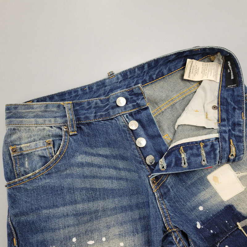 【中古品】【メンズ】 DSQUARED2 ディースクエアード S74LA0640 S30144 CLASSIC KENNY TWIST JEAN クラシック ケニー ツイスト ジーンズ パンツ ボトムス ズボン 152-261006-cs-07-izu サイズ：44 カラー：インディゴ 万代Net店