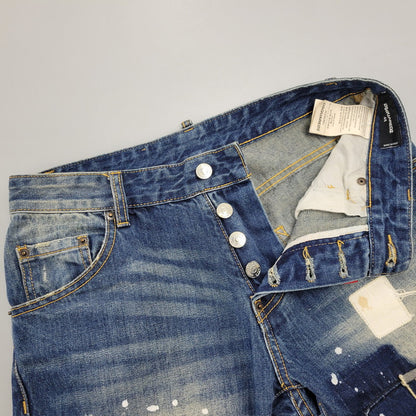 【中古品】【メンズ】 DSQUARED2 ディースクエアード S74LA0640 S30144 CLASSIC KENNY TWIST JEAN クラシック ケニー ツイスト ジーンズ パンツ ボトムス ズボン 152-261006-cs-07-izu サイズ：44 カラー：インディゴ 万代Net店