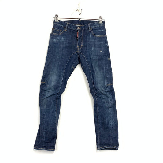 【中古品】【メンズ】 DSQUARED2 ディースクエアード S74LB0760 S30342 TIDY BIKER JEAN タイディー バイカー ジーン ズボン ボトムス 152-261006-ya-14-izu サイズ：44 カラー：インディゴ 万代Net店