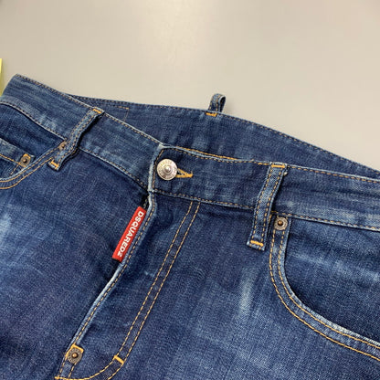 【中古品】【メンズ】 DSQUARED2 ディースクエアード S74LB0760 S30342 TIDY BIKER JEAN タイディー バイカー ジーン ズボン ボトムス 152-261006-ya-14-izu サイズ：44 カラー：インディゴ 万代Net店