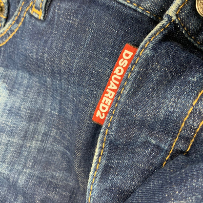 【中古品】【メンズ】 DSQUARED2 ディースクエアード S74LB0760 S30342 TIDY BIKER JEAN タイディー バイカー ジーン ズボン ボトムス 152-261006-ya-14-izu サイズ：44 カラー：インディゴ 万代Net店