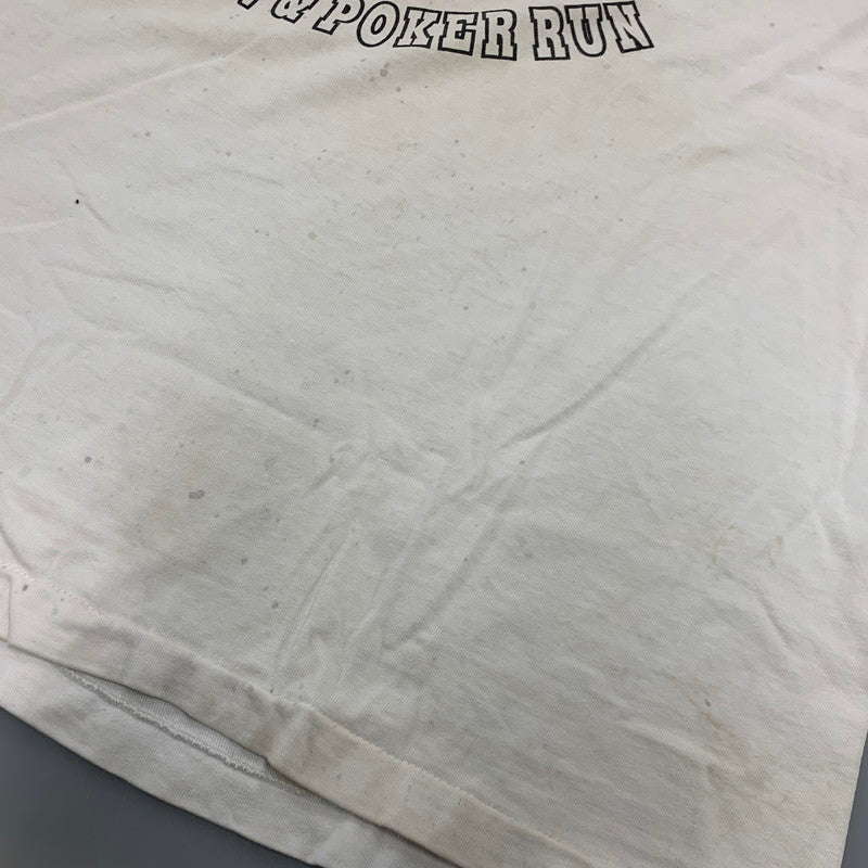 【現状渡し品】【メンズ】 HARLEY DAVIDSON ハーレーダビッドソン USA製 TIMMS S S TEE Tシャツ 半袖 146-261004-sm-09-izu サイズ：XL カラー：ホワイト 万代Net店
