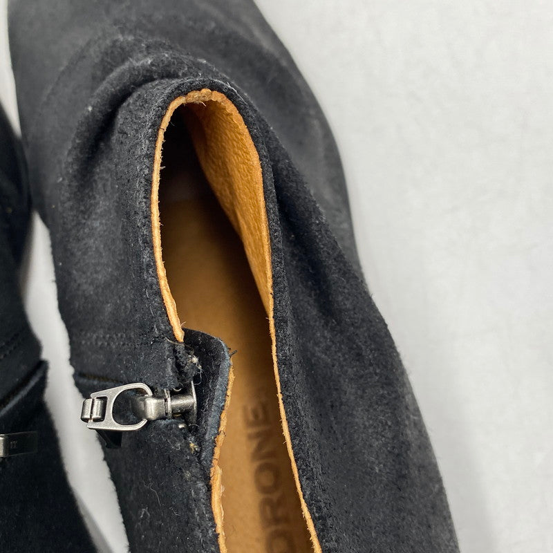 【中古品】【メンズ】 PADRONE パドローネ SIDE ZIP サイド ジップ SHORT BOOTS ショート ブーツ 靴 164-261006-sm-21-izu サイズ：41 カラー：ブラック 万代Net店