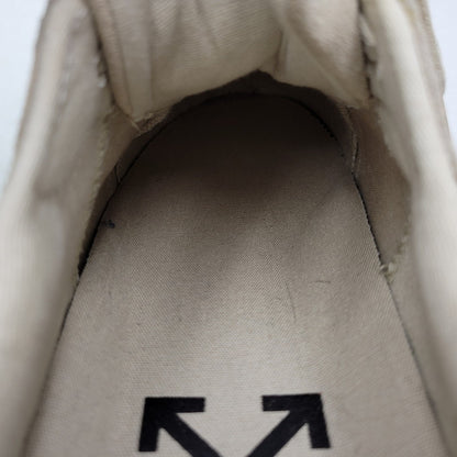【中古品】【メンズ】 OFF-WHITE オフホワイト LOW VULCANIZED OMIA085R20C210504848 ロー バルカナイズド スニーカー 靴 162-261004-as-08-izu サイズ：42 カラー：ベージュ 万代Net店