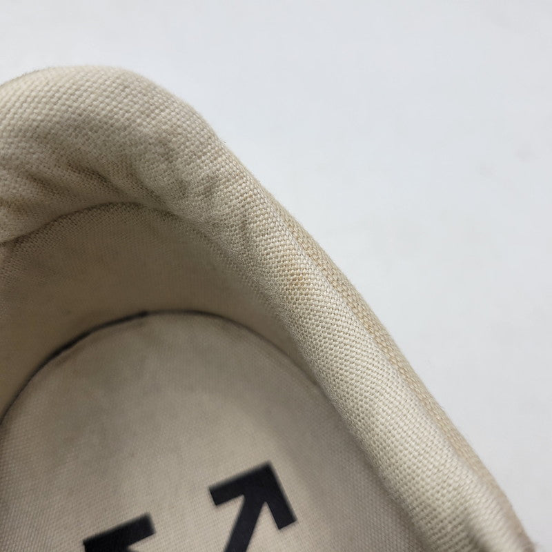 【中古品】【メンズ】 OFF-WHITE オフホワイト LOW VULCANIZED OMIA085R20C210504848 ロー バルカナイズド スニーカー 靴 162-261004-as-08-izu サイズ：42 カラー：ベージュ 万代Net店