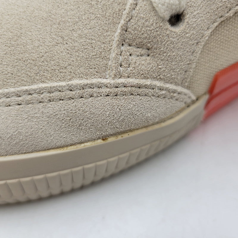 【中古品】【メンズ】 OFF-WHITE オフホワイト LOW VULCANIZED OMIA085R20C210504848 ロー バルカナイズド スニーカー 靴 162-261004-as-08-izu サイズ：42 カラー：ベージュ 万代Net店