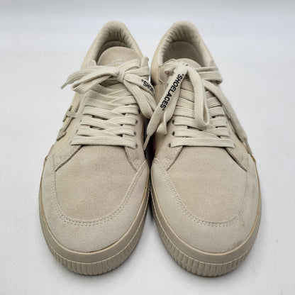 【中古品】【メンズ】 OFF-WHITE オフホワイト LOW VULCANIZED OMIA085R20C210504848 ロー バルカナイズド スニーカー 靴 162-261004-as-08-izu サイズ：42 カラー：ベージュ 万代Net店