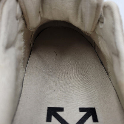 【中古品】【メンズ】 OFF-WHITE オフホワイト LOW VULCANIZED OMIA085R20C210504848 ロー バルカナイズド スニーカー 靴 162-261004-as-08-izu サイズ：42 カラー：ベージュ 万代Net店