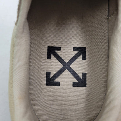 【中古品】【メンズ】 OFF-WHITE オフホワイト LOW VULCANIZED OMIA085R20C210504848 ロー バルカナイズド スニーカー 靴 162-261004-as-08-izu サイズ：42 カラー：ベージュ 万代Net店