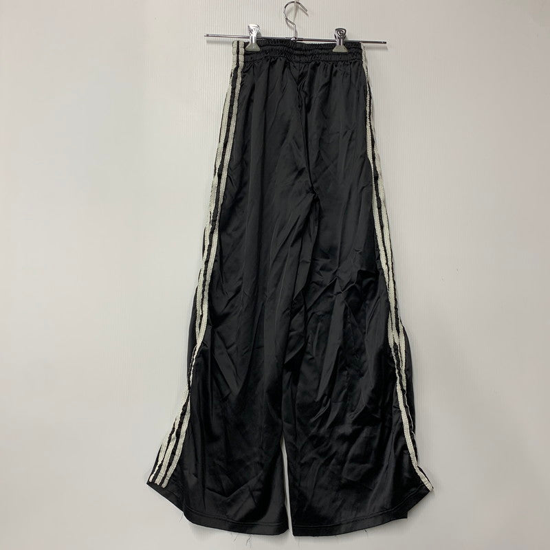 【中古品】【レディース】 ADIDAS アディダス KC8813 W WIDE LEG PANTS ワイド レッグ パンツ スリーストライプス 168-261004-sm-12-izu サイズ：S カラー：ブラック 万代Net店