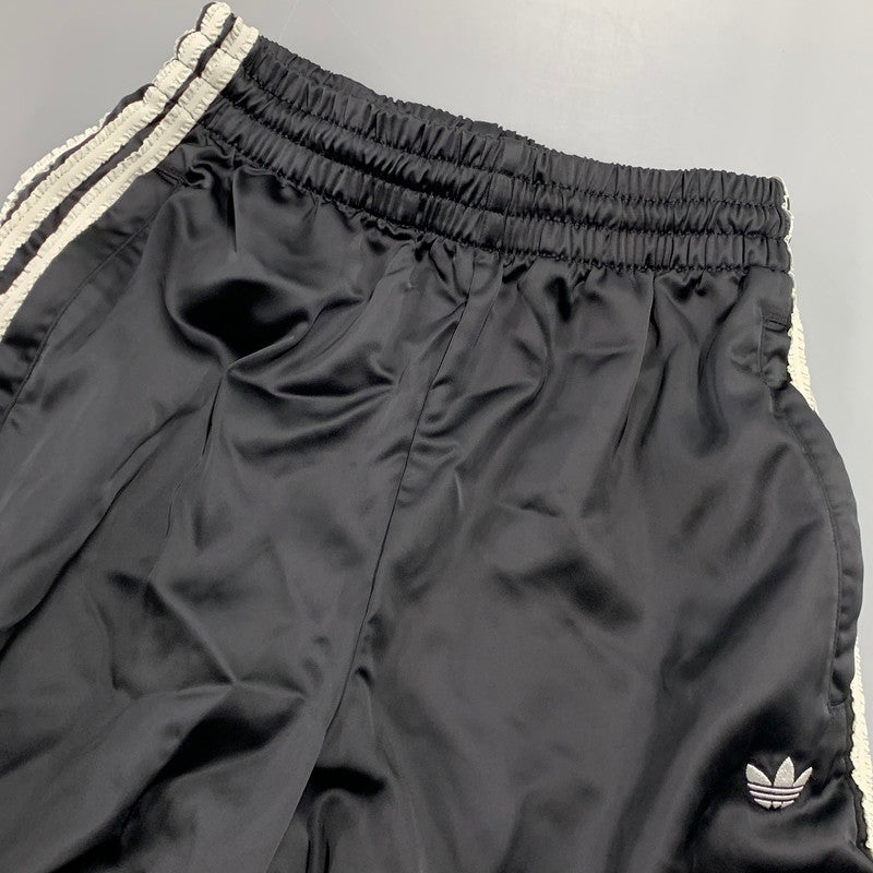 【中古品】【レディース】 ADIDAS アディダス KC8813 W WIDE LEG PANTS ワイド レッグ パンツ スリーストライプス 168-261004-sm-12-izu サイズ：S カラー：ブラック 万代Net店