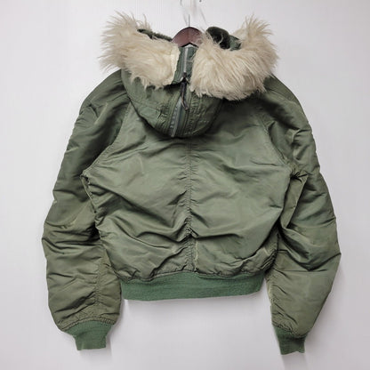 【中古品】【メンズ】 ALPHA INDUSTRIES アルファインダストリーズ N-2B FLIGHT JACKET フライトジャケット アウター トップス 146-261007-sm-14-izu サイズ：M カラー：カーキ 万代Net店