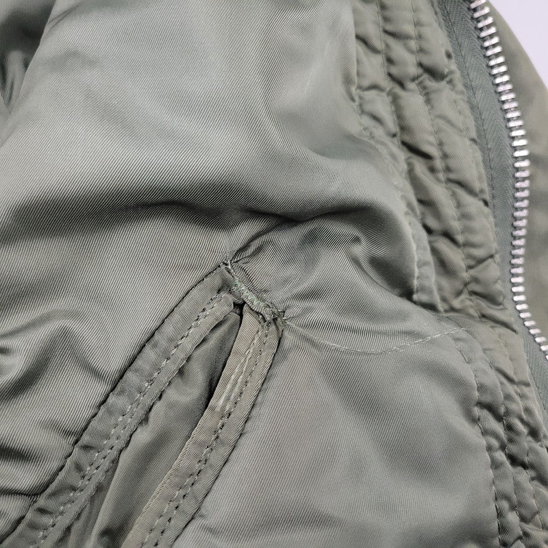 【中古品】【メンズ】 ALPHA INDUSTRIES アルファインダストリーズ N-2B FLIGHT JACKET フライトジャケット アウター トップス 146-261007-sm-14-izu サイズ：M カラー：カーキ 万代Net店