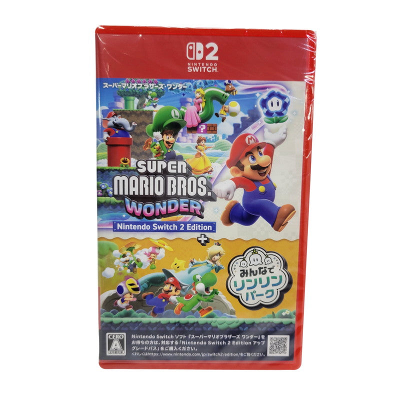 【中古美品】 【未開封】【ゲーム】スーパーマリオブラザーズ ワンダー Nintendo Switch 2 Edition + みんなでリンリンパーク CERO区分_A 全年齢対象 任天堂 スイッチ2 ソフト 029-261003-as-04-izu 万代Net店