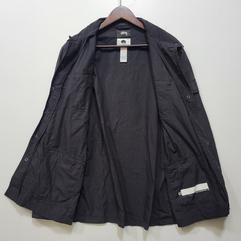 【中古品】【メンズ】 STUSSY ステューシー×READY AND FORWARD レディーアンドフォワード 金タグ MILITARY SAMPLING JACKET ミリタリー サンプリング ジャケット アウター 142-261005-cs-03-izu サイズ：M カラー：ブラック 万代Net店
