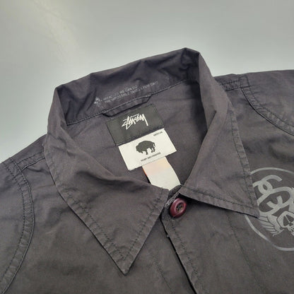 【中古品】【メンズ】 STUSSY ステューシー×READY AND FORWARD レディーアンドフォワード 金タグ MILITARY SAMPLING JACKET ミリタリー サンプリング ジャケット アウター 142-261005-cs-03-izu サイズ：M カラー：ブラック 万代Net店
