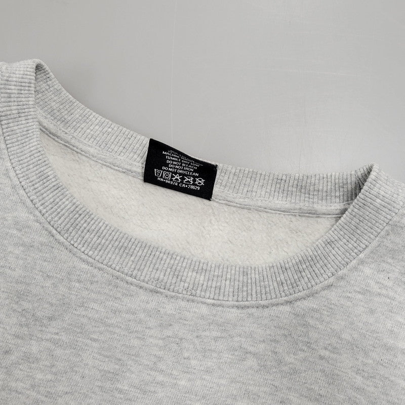 【中古品】【メンズ】 STUSSY ステューシー LOGO CREWNECK SWEAT SHIRT Z3000SAS19 ロゴ クルーネック スウェット トレーナー 142-261008-as-17-izu サイズ：S カラー：グレー 万代Net店