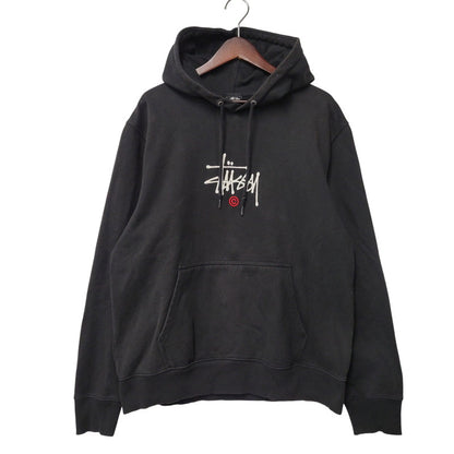 【中古品】【メンズ】 STUSSY ステューシー PULL OVER HOODIE 118431 プルオーバー フーディー パーカー 142-261008-as-15-izu サイズ：L カラー：ブラック 万代Net店