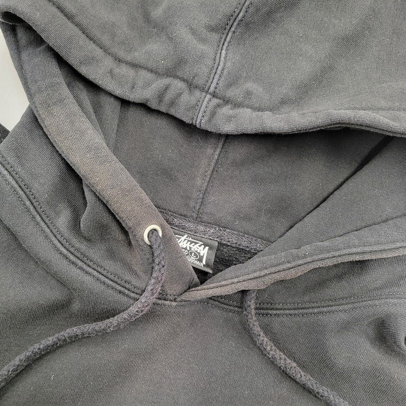 【中古品】【メンズ】 STUSSY ステューシー PULL OVER HOODIE 118431 プルオーバー フーディー パーカー 142-261008-as-15-izu サイズ：L カラー：ブラック 万代Net店