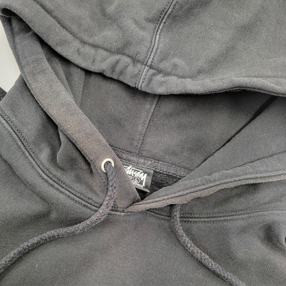 【中古品】【メンズ】 STUSSY ステューシー PULL OVER HOODIE 118431 プルオーバー フーディー パーカー 142-261008-as-15-izu サイズ：L カラー：ブラック 万代Net店