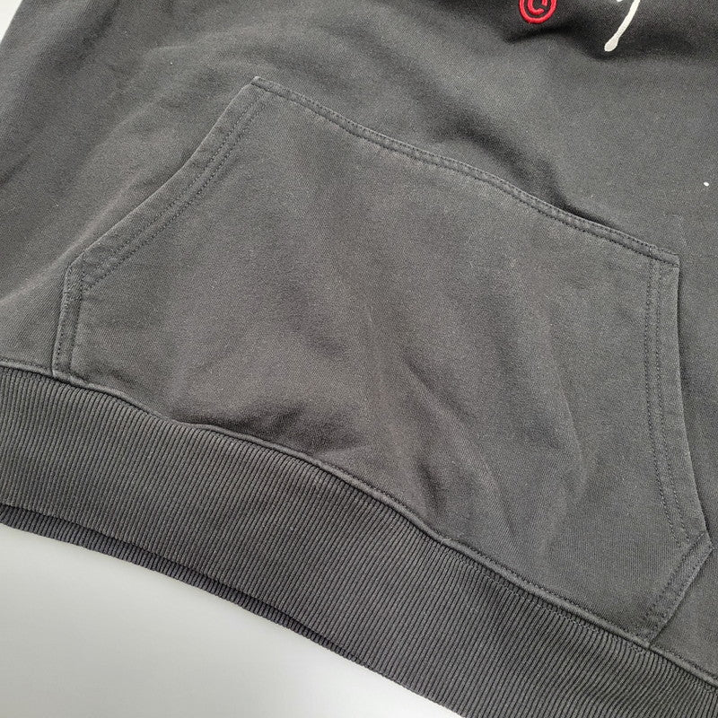 【中古品】【メンズ】 STUSSY ステューシー PULL OVER HOODIE 118431 プルオーバー フーディー パーカー 142-261008-as-15-izu サイズ：L カラー：ブラック 万代Net店