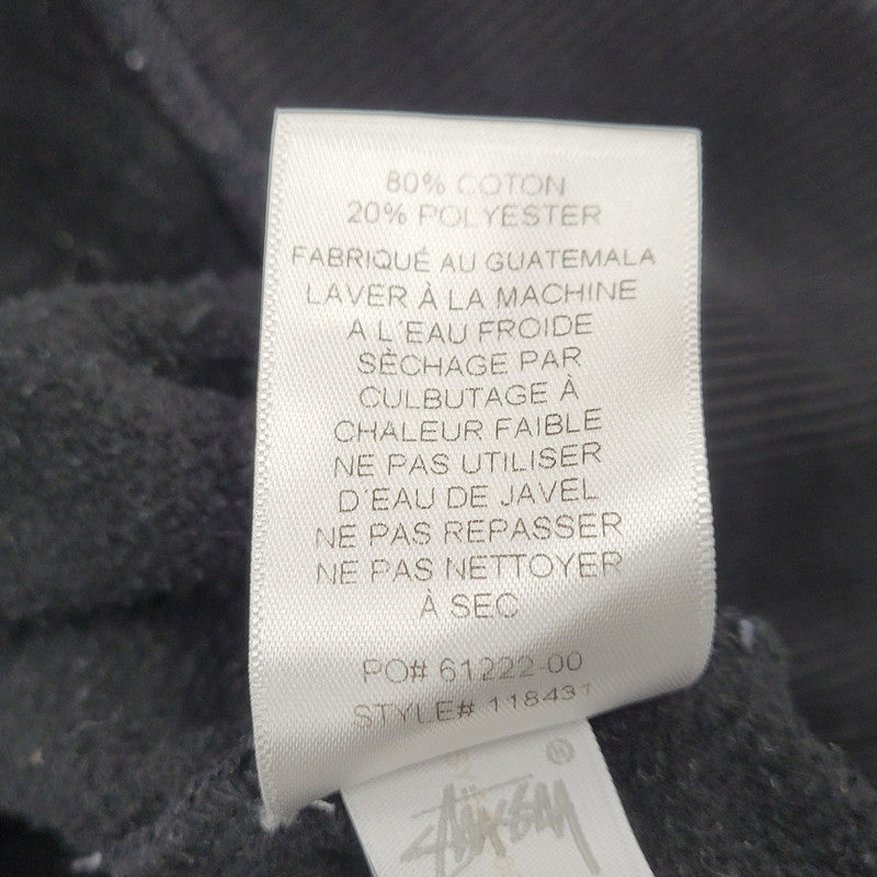 【中古品】【メンズ】 STUSSY ステューシー PULL OVER HOODIE 118431 プルオーバー フーディー パーカー 142-261008-as-15-izu サイズ：L カラー：ブラック 万代Net店