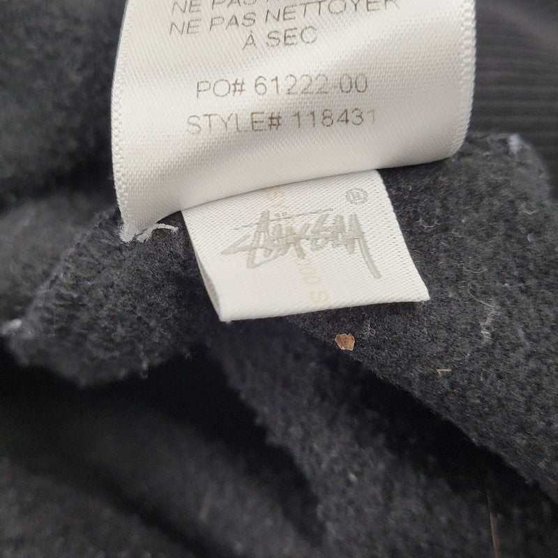 【中古品】【メンズ】 STUSSY ステューシー PULL OVER HOODIE 118431 プルオーバー フーディー パーカー 142-261008-as-15-izu サイズ：L カラー：ブラック 万代Net店