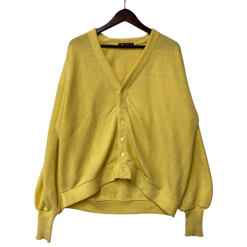 【中古品】【メンズ】 KLEINHANS クラインハンス CARDIGAN カーディガン 長袖 146-261004-sm-13-izu サイズ：XL カラー：ライトイエロー 万代Net店