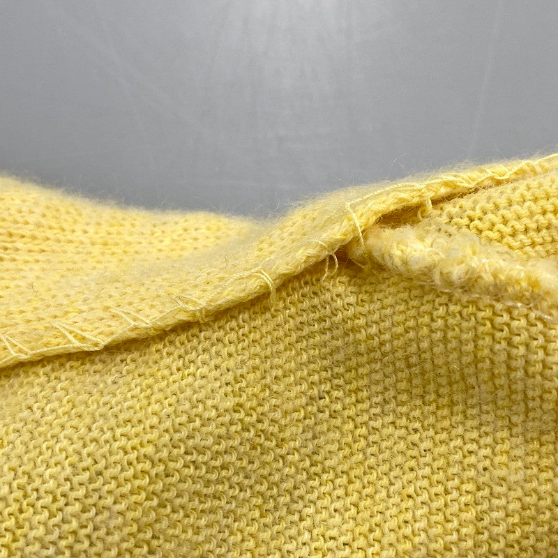 【中古品】【メンズ】 KLEINHANS クラインハンス CARDIGAN カーディガン 長袖 146-261004-sm-13-izu サイズ：XL カラー：ライトイエロー 万代Net店