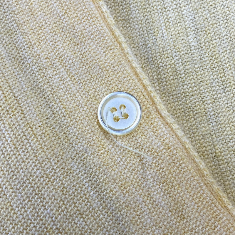 【中古品】【メンズ】 KLEINHANS クラインハンス CARDIGAN カーディガン 長袖 146-261004-sm-13-izu サイズ：XL カラー：ライトイエロー 万代Net店