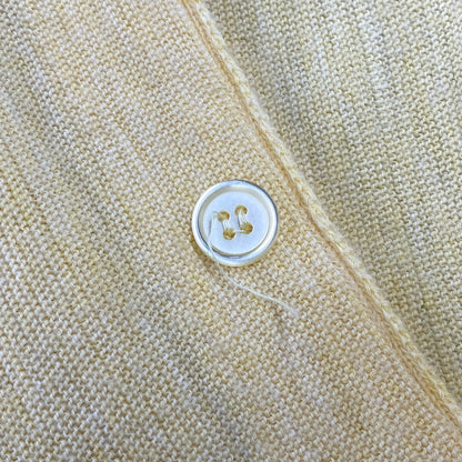 【中古品】【メンズ】 KLEINHANS クラインハンス CARDIGAN カーディガン 長袖 146-261004-sm-13-izu サイズ：XL カラー：ライトイエロー 万代Net店
