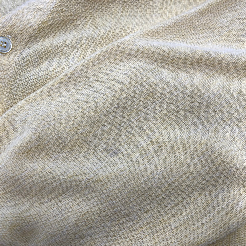 【中古品】【メンズ】 KLEINHANS クラインハンス CARDIGAN カーディガン 長袖 146-261004-sm-13-izu サイズ：XL カラー：ライトイエロー 万代Net店