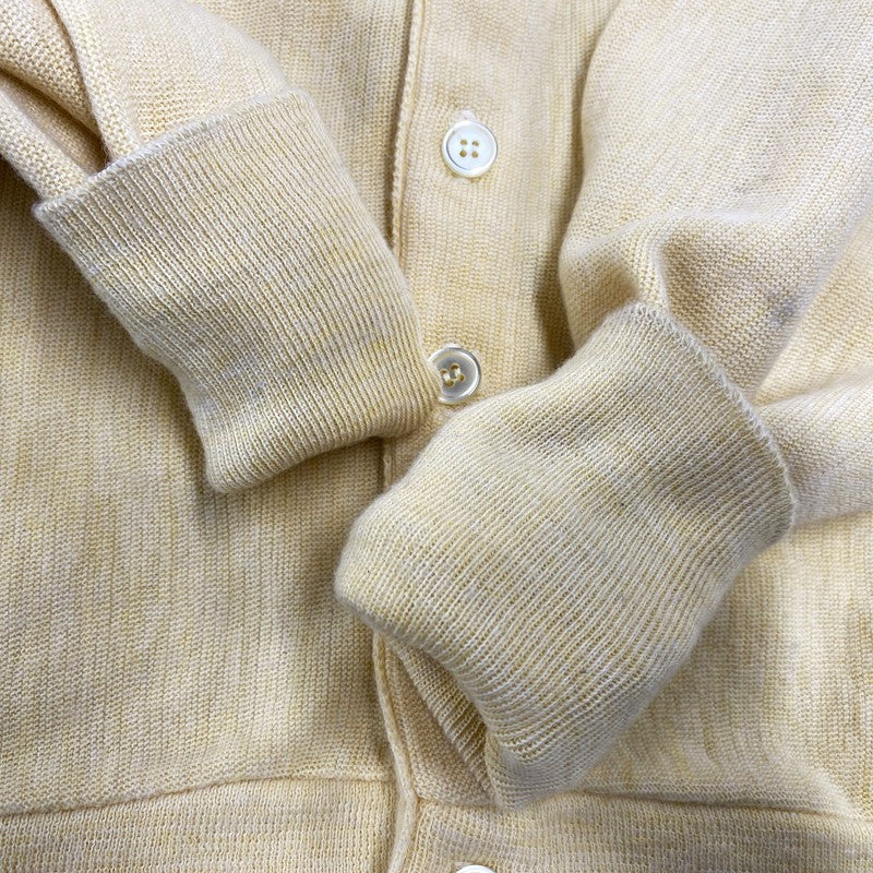 【中古品】【メンズ】 KLEINHANS クラインハンス CARDIGAN カーディガン 長袖 146-261004-sm-13-izu サイズ：XL カラー：ライトイエロー 万代Net店
