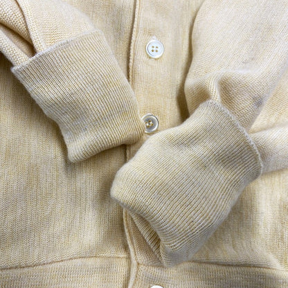 【中古品】【メンズ】 KLEINHANS クラインハンス CARDIGAN カーディガン 長袖 146-261004-sm-13-izu サイズ：XL カラー：ライトイエロー 万代Net店
