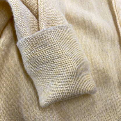 【中古品】【メンズ】 KLEINHANS クラインハンス CARDIGAN カーディガン 長袖 146-261004-sm-13-izu サイズ：XL カラー：ライトイエロー 万代Net店