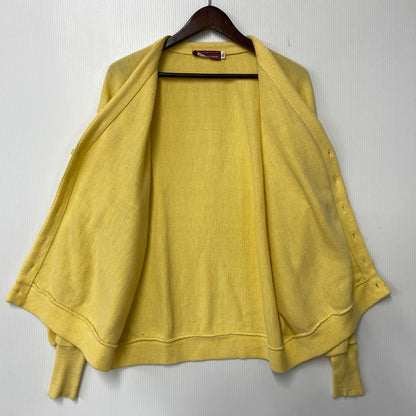 【中古品】【メンズ】 KLEINHANS クラインハンス CARDIGAN カーディガン 長袖 146-261004-sm-13-izu サイズ：XL カラー：ライトイエロー 万代Net店