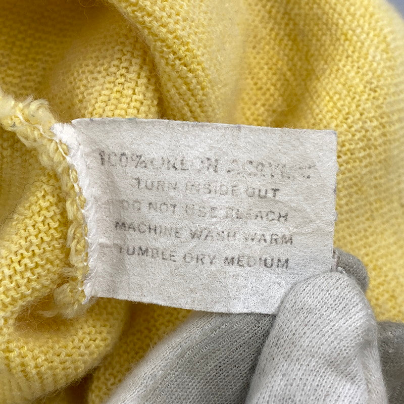 【中古品】【メンズ】 KLEINHANS クラインハンス CARDIGAN カーディガン 長袖 146-261004-sm-13-izu サイズ：XL カラー：ライトイエロー 万代Net店