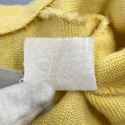【中古品】【メンズ】 KLEINHANS クラインハンス CARDIGAN カーディガン 長袖 146-261004-sm-13-izu サイズ：XL カラー：ライトイエロー 万代Net店