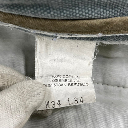 【中古品】【メンズ】 DOCKERS ドッカーズ 40420-9434 ドミニカ製 DUCK PANTS ダック パンツ ボトムス デニム 157-261004-sm-17-izu サイズ：34×34 カラー：ライトイエローグリーン 万代Net店